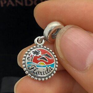 ✨🔥Pandora Florida Charm Miami Beach Dangle Charm